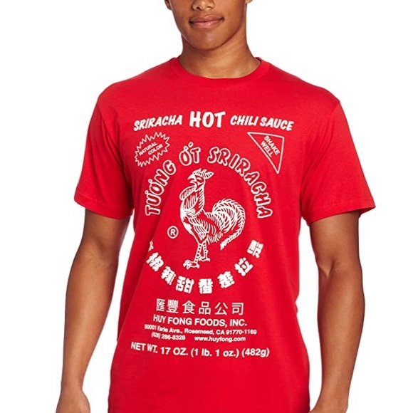 Sriracha Men's Hot Chili Sauce T-Shirt - Picture 1 of 2